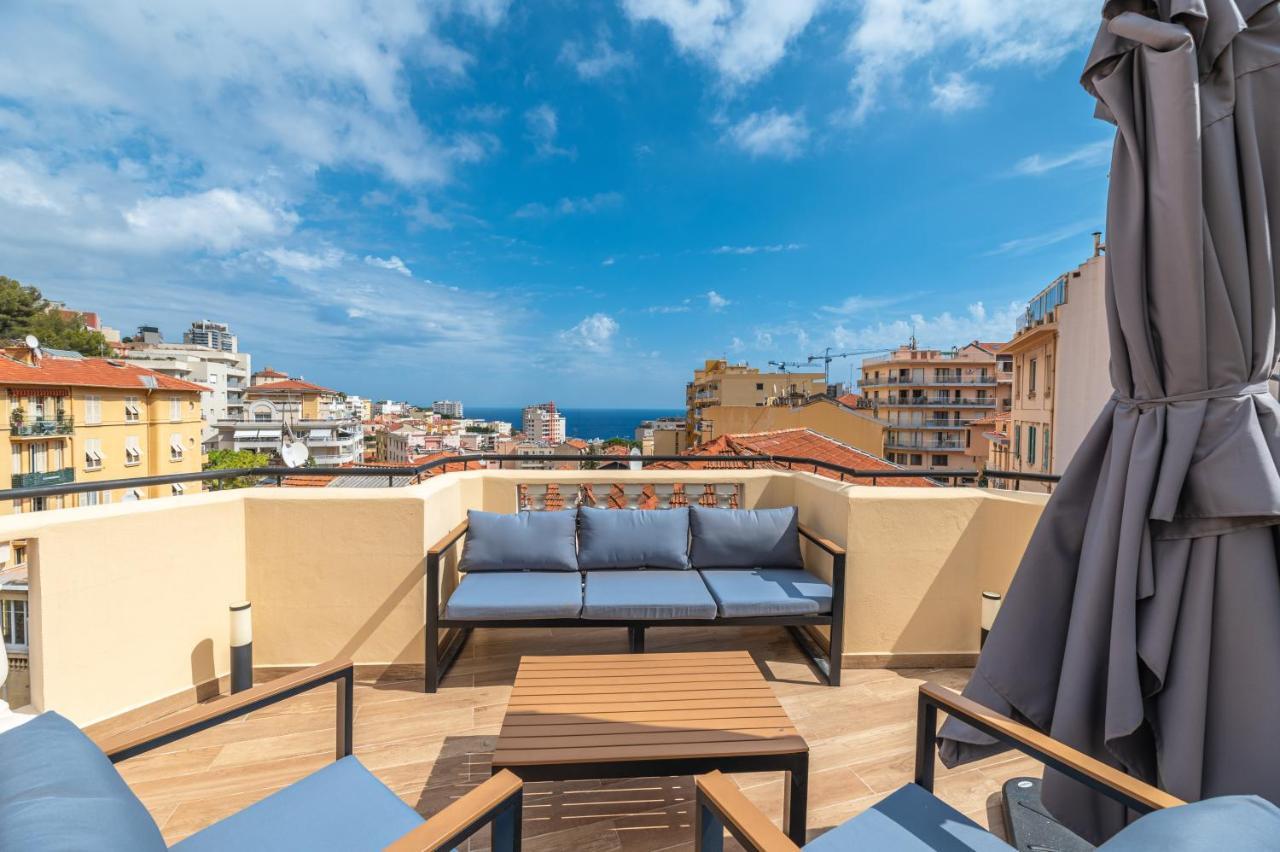 Apartament Superbe Penthouse Proche Monaco Grande Terrasse Beausoleil Zewnętrze zdjęcie
